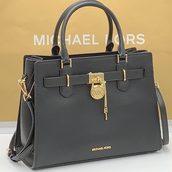 Michael Kors Handbags - Michael Kors Hamilton Meidum Satchel Shoulder Crossbody